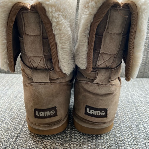 LAM. Juniper Women's Boots Size 9 Tan Suede Leather - Picture 5 of 8